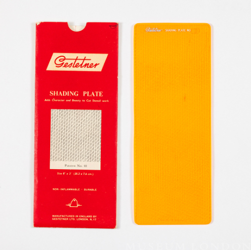 Gestetner Shading Plate