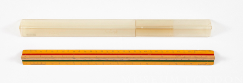 Triangular (3-Sided) Ruler with Plastic Case