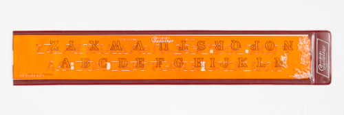 Gestetner Lettering Guide No. 144