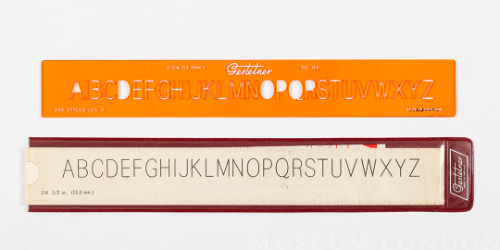 Gestetner Lettering Guide No. 114