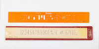 Gestetner Lettering Guide No. 206A
