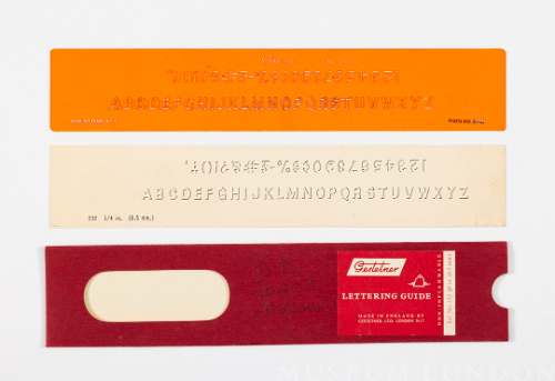 Gestetner Lettering Guide No. 232