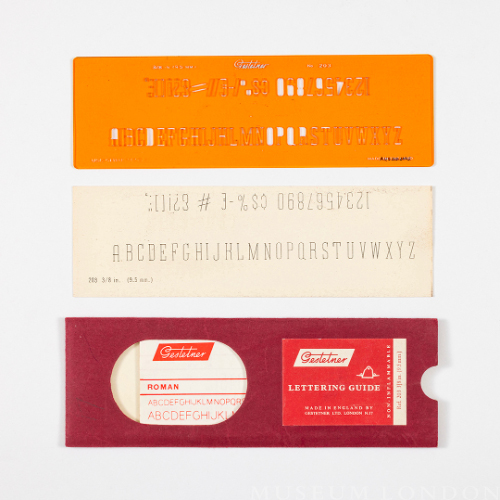 Gestetner Lettering Guide No. 203