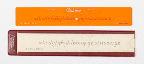 Gestetner Lettering Guide No. 223B