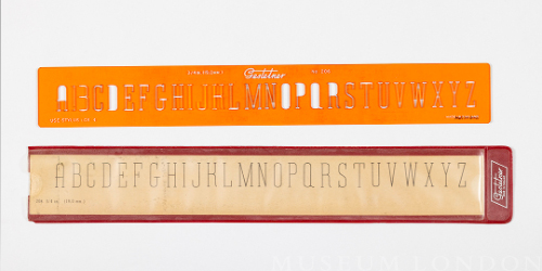 Gestetner Lettering Guide No. 206