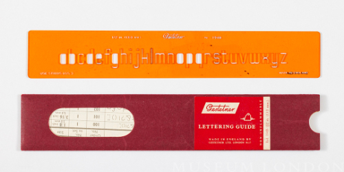 Gestetner Lettering Guide No. 194B