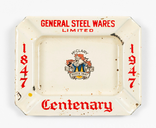 GSW (General Steel Wares) Souvenir Ashtray - 1847-1947