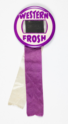 "Western Frosh" Button and Ribbon