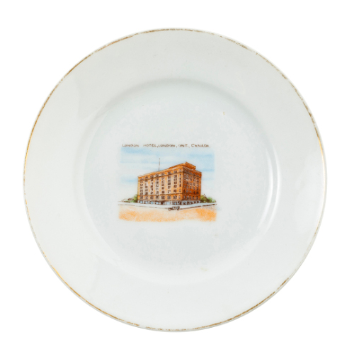 Souvenir Plate, Hotel London