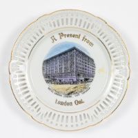 Plate, "A Present from London, Ont. / Hotel London, London, Ontario, Canada"