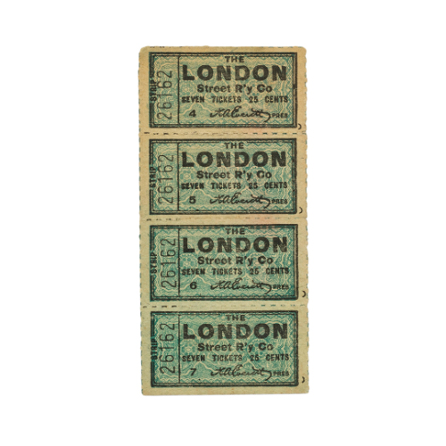 LSR Ticket, Johnston Bros. XXX Bread