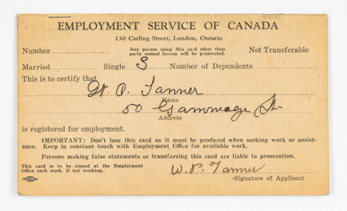 Employment Service of Canada Pamphlet