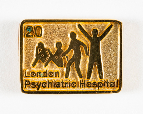 "#20 London Psychiatric Hospital" Pin