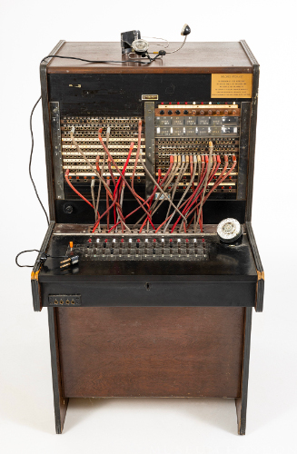 Telephone Switchboard with Headset