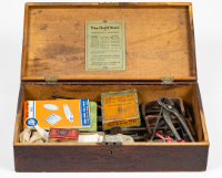 Wooden Toolbox and Tools