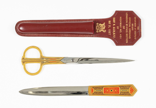 Scissors/Letter Opener - Opening of London By-Pass (Hwy. 401)
