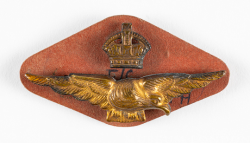 Officer Cap Badge - "Officer Eagle"