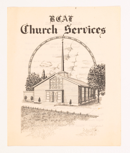 RCAF Church Services for John Allan Smith