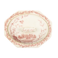 “Stately Homes of England” Ceramic Soap Dish with Lid