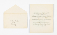 Graduation Ceremony Invitation and Envelope