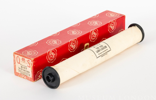 Player Piano Roll, "The Old Lamp-Lighter"