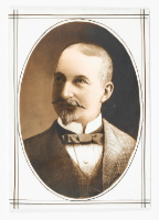 Portrait of William Melville Spencer on Glass