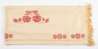 Embroidered Pillow Sham, Late 19th-Century