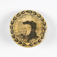 Commemorative Button Pin: "Canada Mourns"
