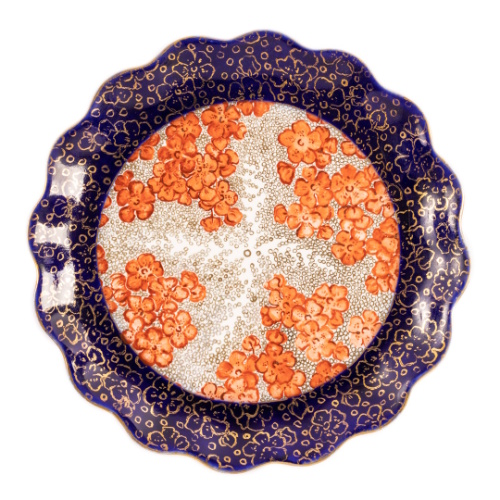 Dinner Plate with Scalloped Edge