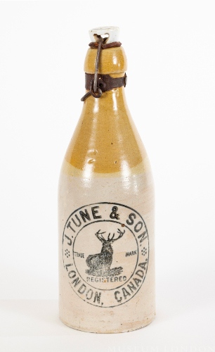 J. Tune & Son Stoneware Soda Bottle