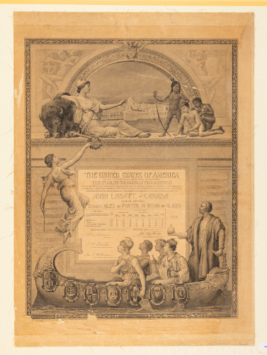 Certificate - The United States of America - The World's Columbian Commission 1893