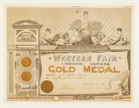 Gold Medal - Western Fair 1906