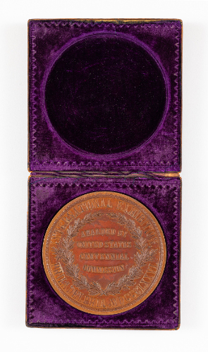 Centennial Exhibition Philadelphia - US Centennial Commission Award 1876 (bronze)