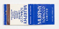 Murphy Tobacco Limited Matchbook