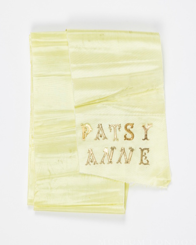 Funeral Wreath Ribbon, “Patsy Anne”