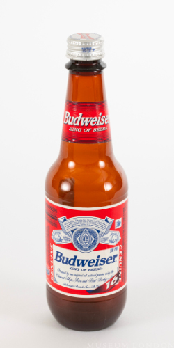1 Pint Budweiser Plastic Bottle