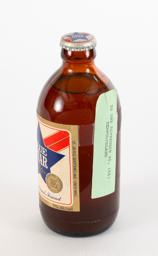 341 ml "Blue Star" Stubby Beer Bottle