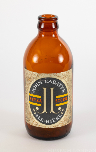 341 ml "John Labatt's Extra Stock Ale" Stubby Bottle