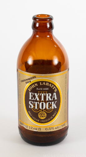 341 ml "John Labatt's Extra Stock - Commemorative Brew" bottle