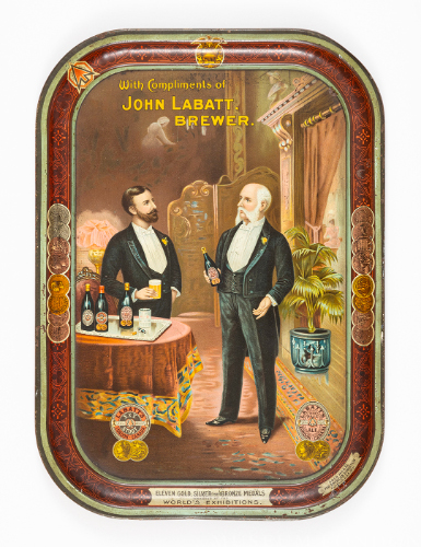 "With Compliments of John Labatt, Brewer"