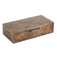 Engraved Silver Plated Box