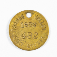 Thames Valley Golf Course Tag (1932)