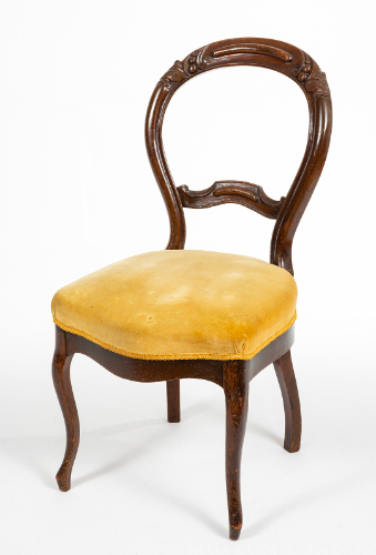 Victorian Balloon-Back Side Chair
