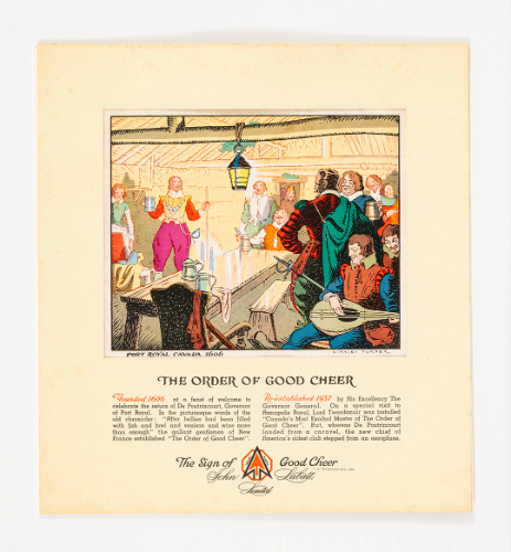 “The Order of Good Cheer”