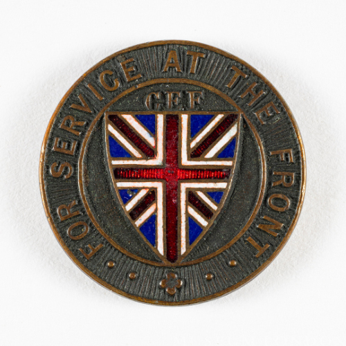 Canadian World War One Service Pin, 1919