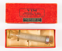 Vim Ground Glass Hypodermic Syringe in Box