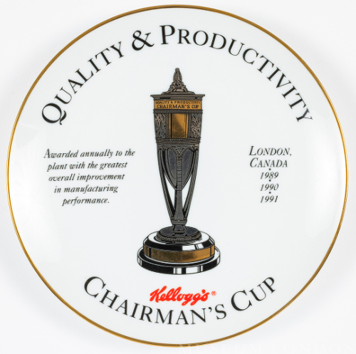 Chairman's Cup Commemorative Plate - London, Canada