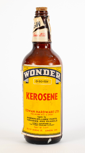 Kerosene Bottle, Cowan’s Hardware, London, ON