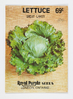 Lettuce Seed Packet, Royal Purple Seeds