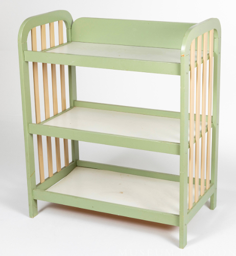 Green/White Baby Change Table
